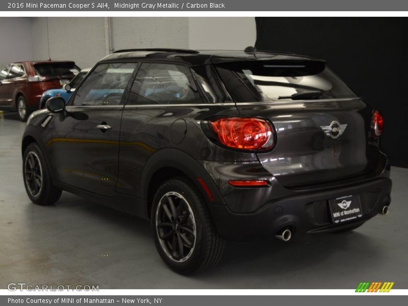 Midnight Gray Metallic / Carbon Black 2016 Mini Paceman Cooper S All4