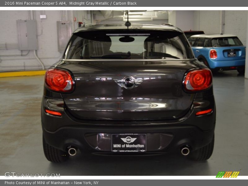 Midnight Gray Metallic / Carbon Black 2016 Mini Paceman Cooper S All4