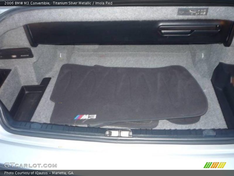 Titanium Silver Metallic / Imola Red 2006 BMW M3 Convertible