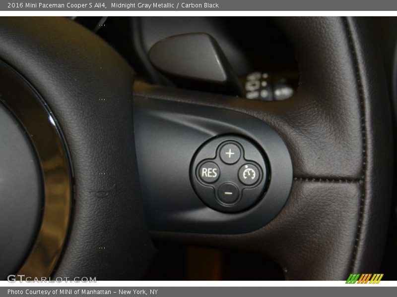 Controls of 2016 Paceman Cooper S All4