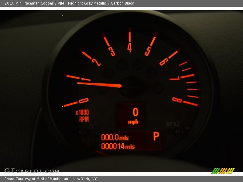 Midnight Gray Metallic / Carbon Black 2016 Mini Paceman Cooper S All4