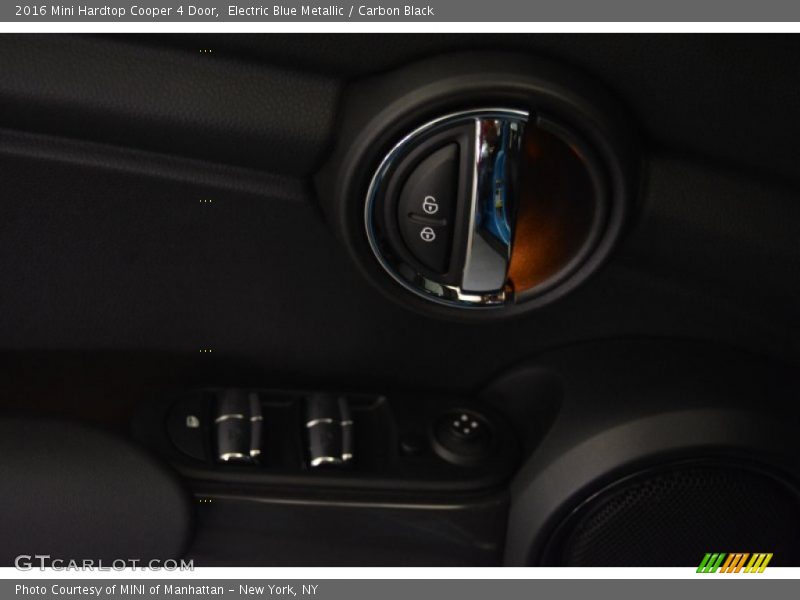 Electric Blue Metallic / Carbon Black 2016 Mini Hardtop Cooper 4 Door