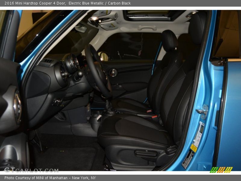 Electric Blue Metallic / Carbon Black 2016 Mini Hardtop Cooper 4 Door