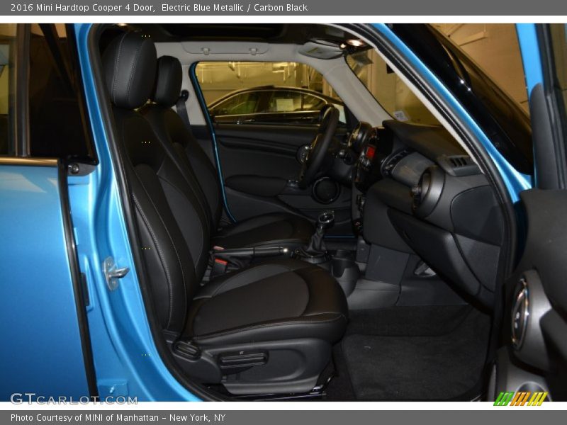Electric Blue Metallic / Carbon Black 2016 Mini Hardtop Cooper 4 Door