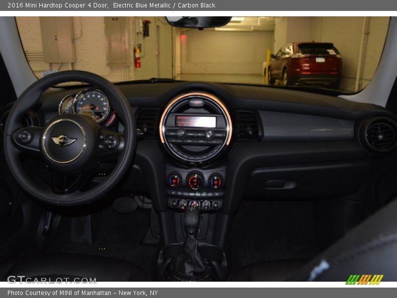 Electric Blue Metallic / Carbon Black 2016 Mini Hardtop Cooper 4 Door