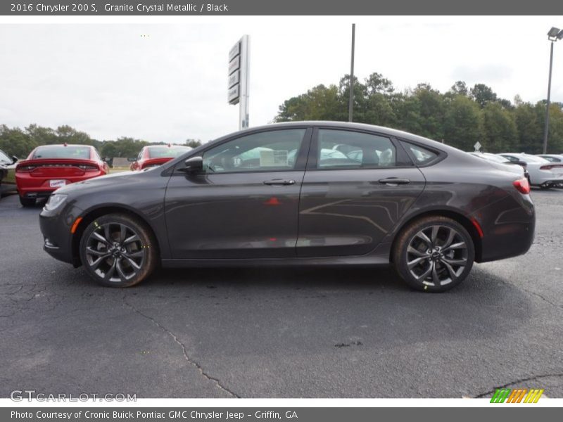 Granite Crystal Metallic / Black 2016 Chrysler 200 S