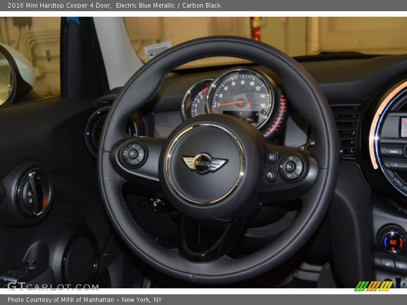 Electric Blue Metallic / Carbon Black 2016 Mini Hardtop Cooper 4 Door