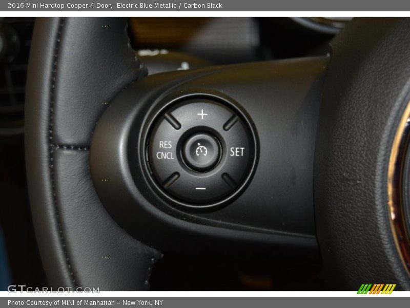 Electric Blue Metallic / Carbon Black 2016 Mini Hardtop Cooper 4 Door