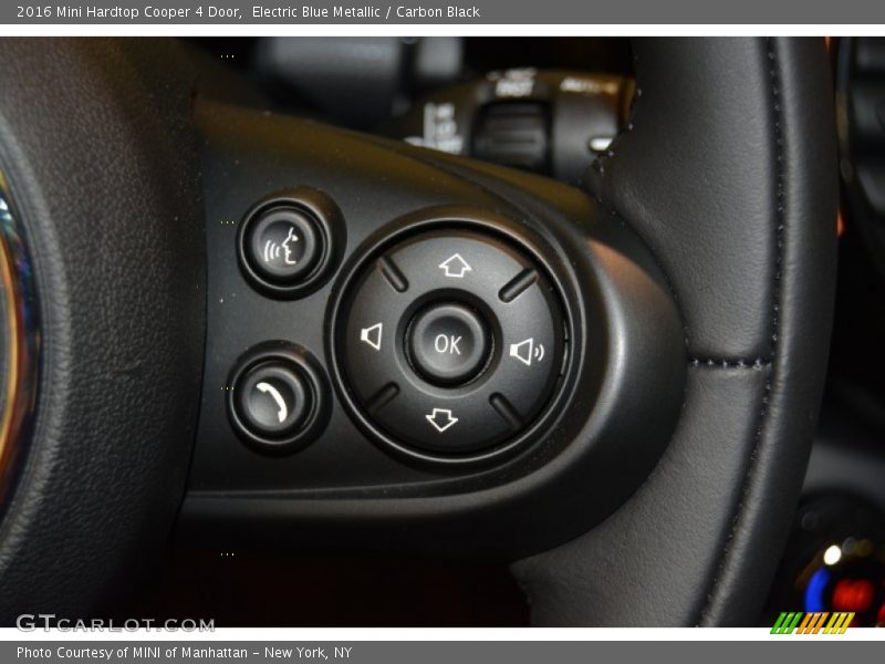 Electric Blue Metallic / Carbon Black 2016 Mini Hardtop Cooper 4 Door
