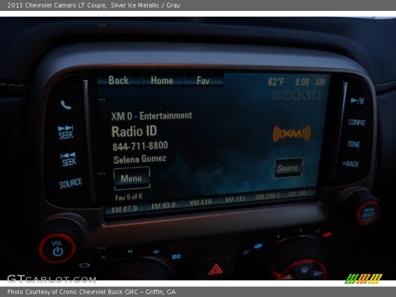 Silver Ice Metallic / Gray 2013 Chevrolet Camaro LT Coupe