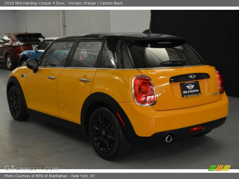 Volcanic Orange / Carbon Black 2016 Mini Hardtop Cooper 4 Door