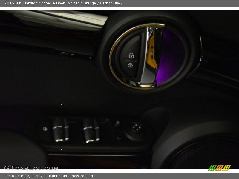 Volcanic Orange / Carbon Black 2016 Mini Hardtop Cooper 4 Door
