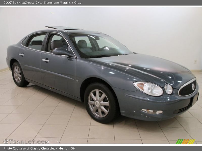 Slatestone Metallic / Gray 2007 Buick LaCrosse CXL