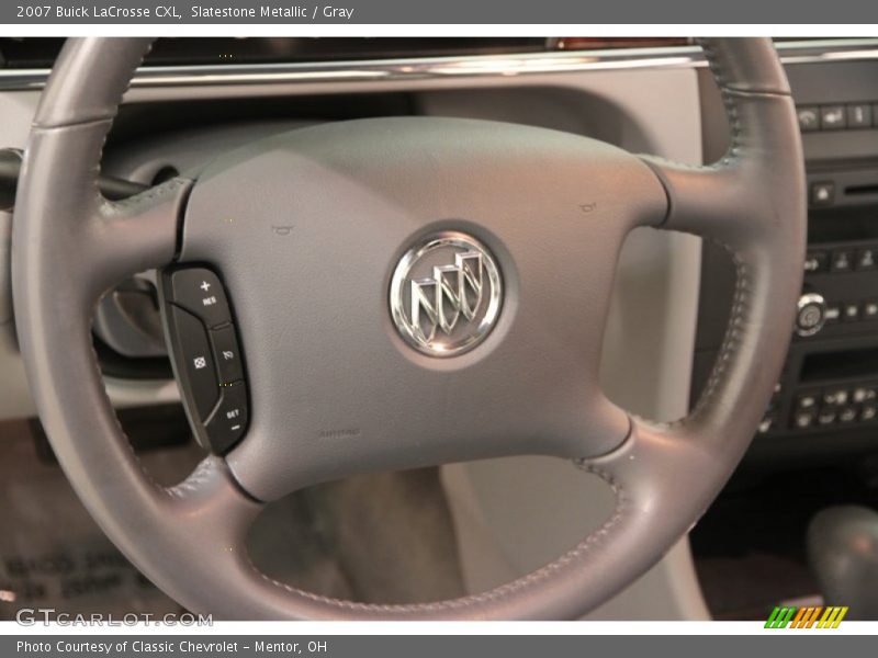 Slatestone Metallic / Gray 2007 Buick LaCrosse CXL