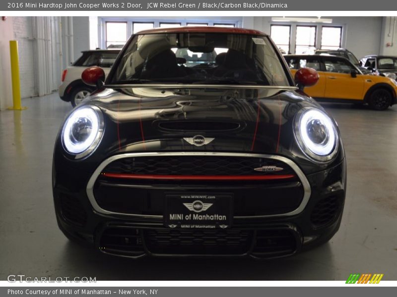 JCW Rebel Green / Black/Carbon Black/Dinamica 2016 Mini Hardtop John Cooper Works 2 Door