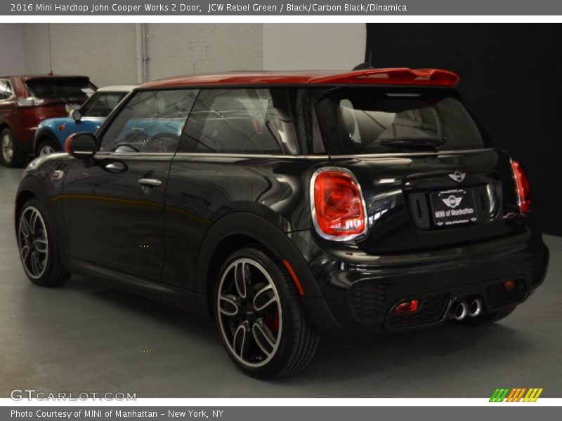 JCW Rebel Green / Black/Carbon Black/Dinamica 2016 Mini Hardtop John Cooper Works 2 Door