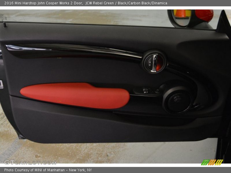JCW Rebel Green / Black/Carbon Black/Dinamica 2016 Mini Hardtop John Cooper Works 2 Door