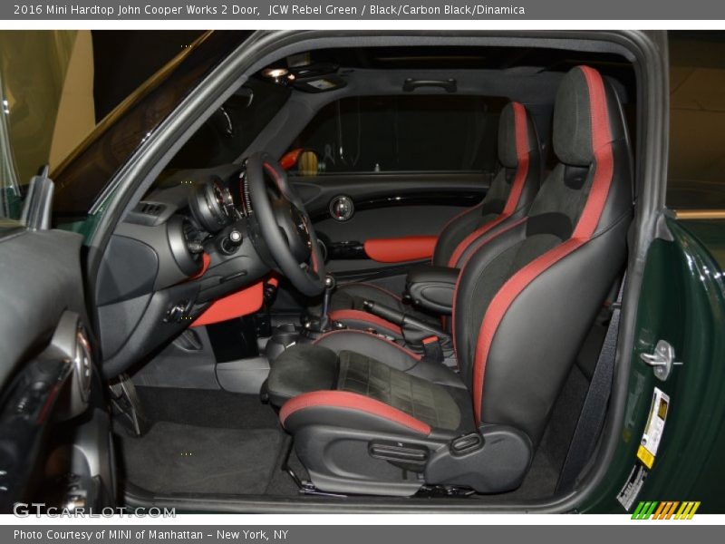  2016 Hardtop John Cooper Works 2 Door Black/Carbon Black/Dinamica Interior