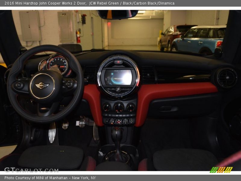 JCW Rebel Green / Black/Carbon Black/Dinamica 2016 Mini Hardtop John Cooper Works 2 Door