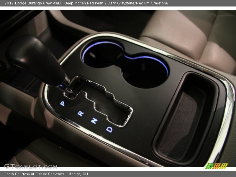 Deep Molten Red Pearl / Dark Graystone/Medium Graystone 2012 Dodge Durango Crew AWD