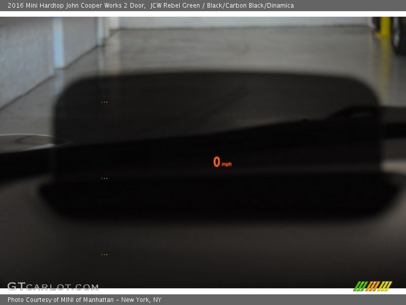 JCW Rebel Green / Black/Carbon Black/Dinamica 2016 Mini Hardtop John Cooper Works 2 Door