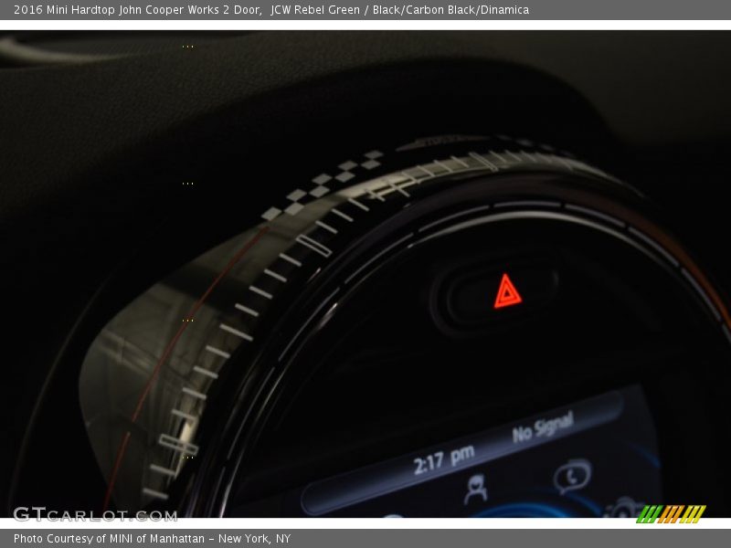 JCW Rebel Green / Black/Carbon Black/Dinamica 2016 Mini Hardtop John Cooper Works 2 Door