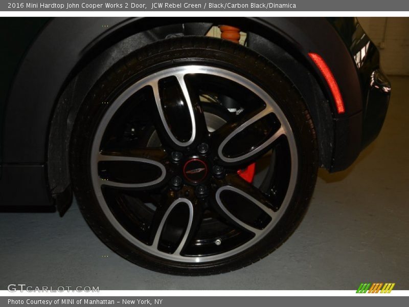 JCW Rebel Green / Black/Carbon Black/Dinamica 2016 Mini Hardtop John Cooper Works 2 Door