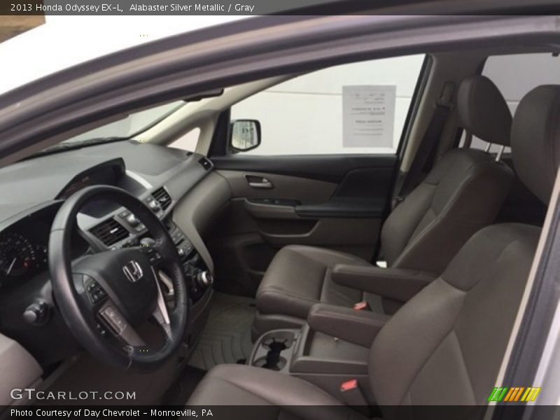 Alabaster Silver Metallic / Gray 2013 Honda Odyssey EX-L