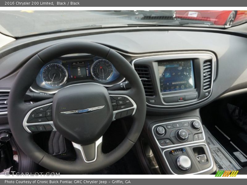 Black / Black 2016 Chrysler 200 Limited