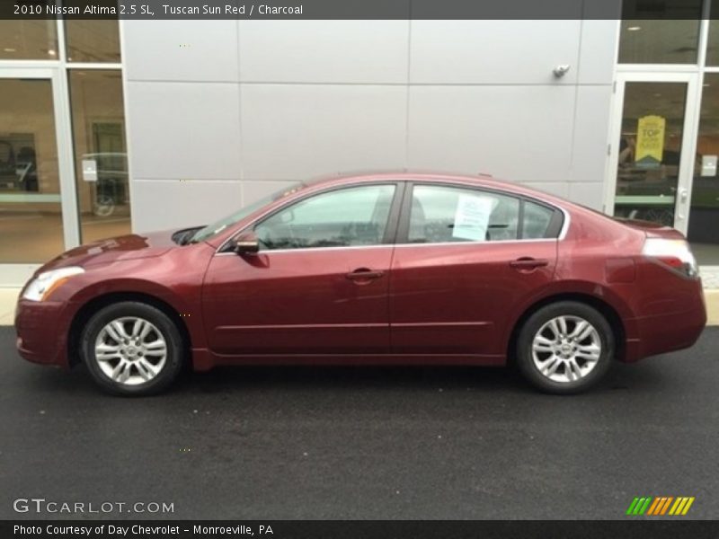 Tuscan Sun Red / Charcoal 2010 Nissan Altima 2.5 SL
