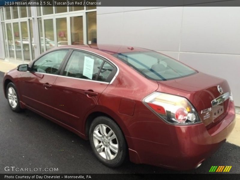 Tuscan Sun Red / Charcoal 2010 Nissan Altima 2.5 SL