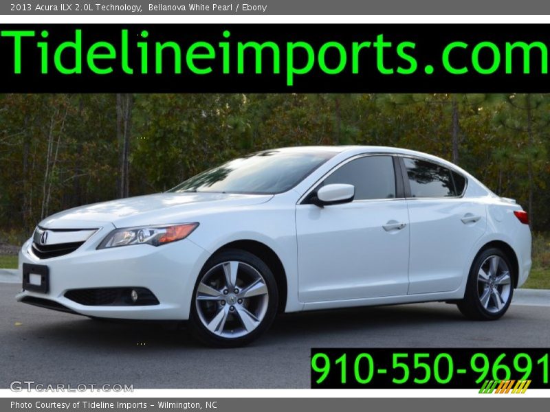 Bellanova White Pearl / Ebony 2013 Acura ILX 2.0L Technology