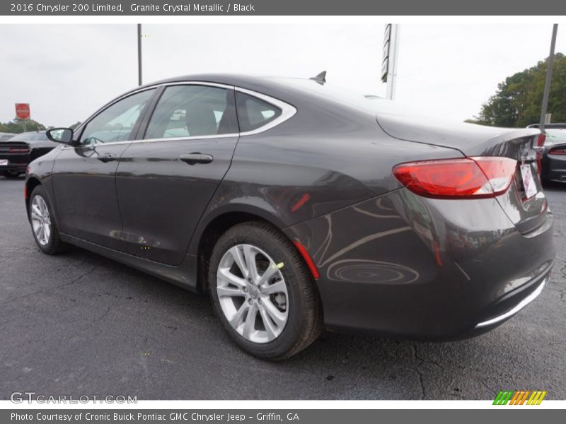 Granite Crystal Metallic / Black 2016 Chrysler 200 Limited