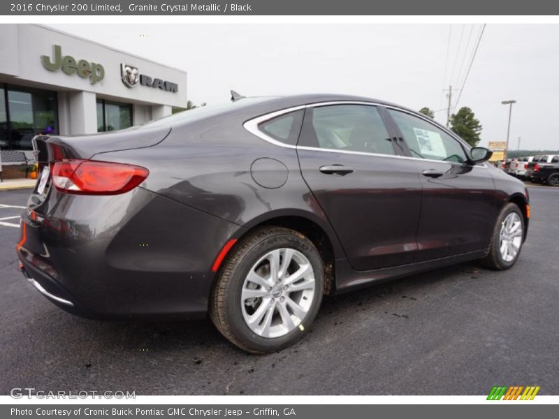 Granite Crystal Metallic / Black 2016 Chrysler 200 Limited