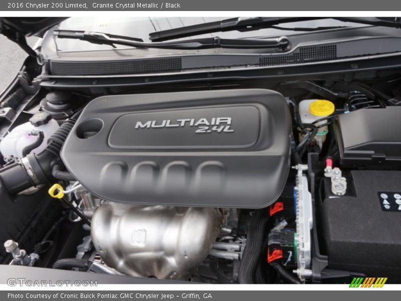 Granite Crystal Metallic / Black 2016 Chrysler 200 Limited