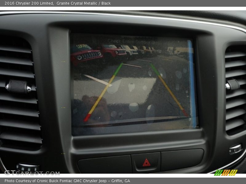Granite Crystal Metallic / Black 2016 Chrysler 200 Limited