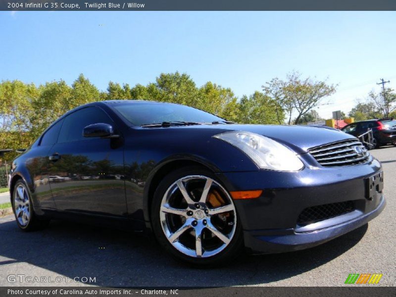 Twilight Blue / Willow 2004 Infiniti G 35 Coupe