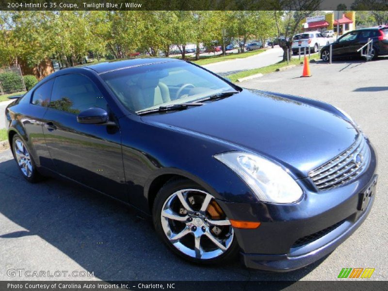 Twilight Blue / Willow 2004 Infiniti G 35 Coupe
