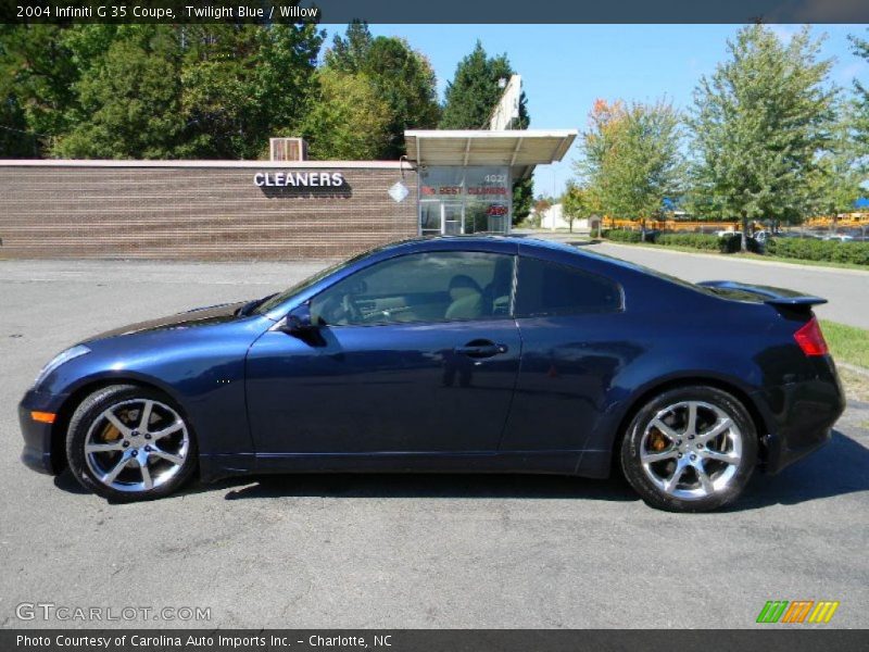 Twilight Blue / Willow 2004 Infiniti G 35 Coupe