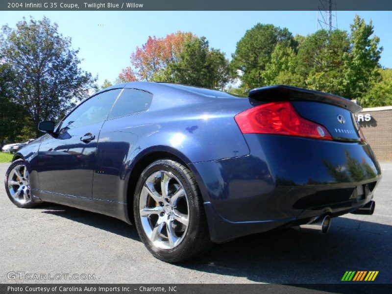 Twilight Blue / Willow 2004 Infiniti G 35 Coupe