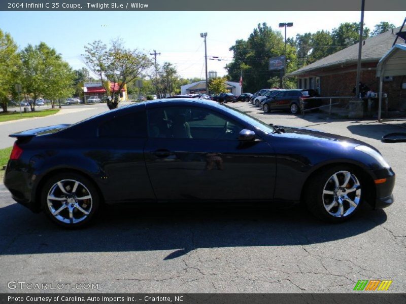 Twilight Blue / Willow 2004 Infiniti G 35 Coupe
