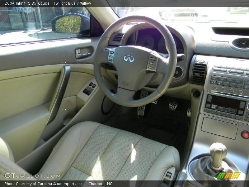 Twilight Blue / Willow 2004 Infiniti G 35 Coupe