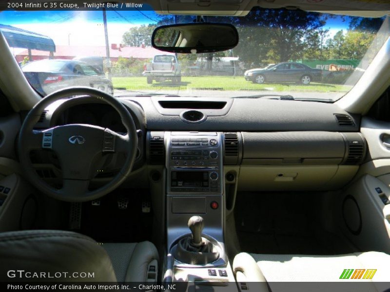 Twilight Blue / Willow 2004 Infiniti G 35 Coupe