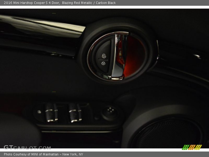 Blazing Red Metallic / Carbon Black 2016 Mini Hardtop Cooper S 4 Door