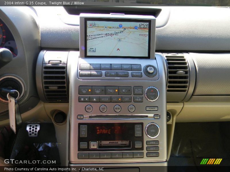 Twilight Blue / Willow 2004 Infiniti G 35 Coupe