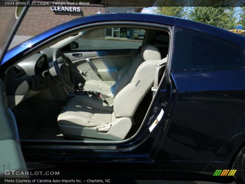 Twilight Blue / Willow 2004 Infiniti G 35 Coupe