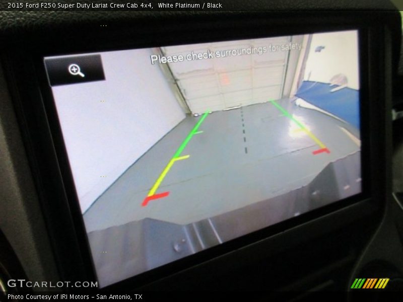 White Platinum / Black 2015 Ford F250 Super Duty Lariat Crew Cab 4x4