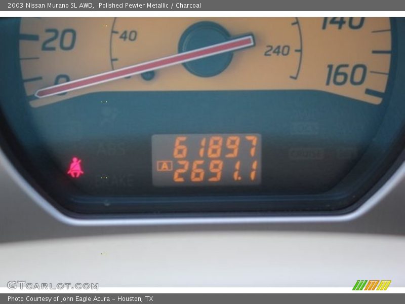 Polished Pewter Metallic / Charcoal 2003 Nissan Murano SL AWD
