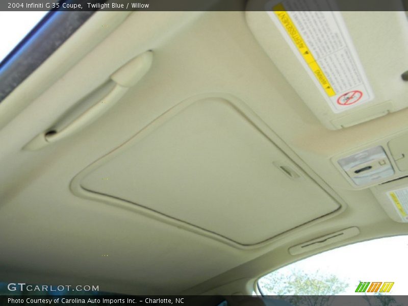 Twilight Blue / Willow 2004 Infiniti G 35 Coupe