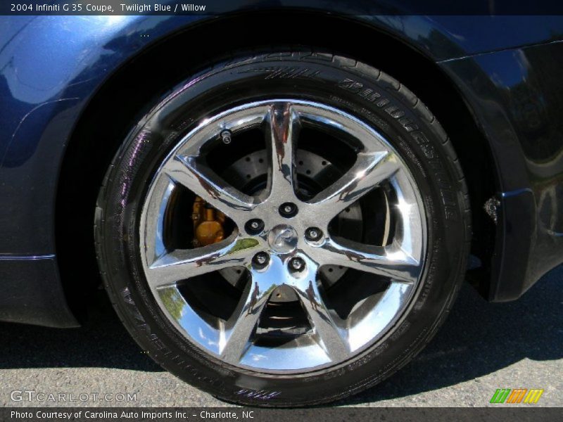 Twilight Blue / Willow 2004 Infiniti G 35 Coupe